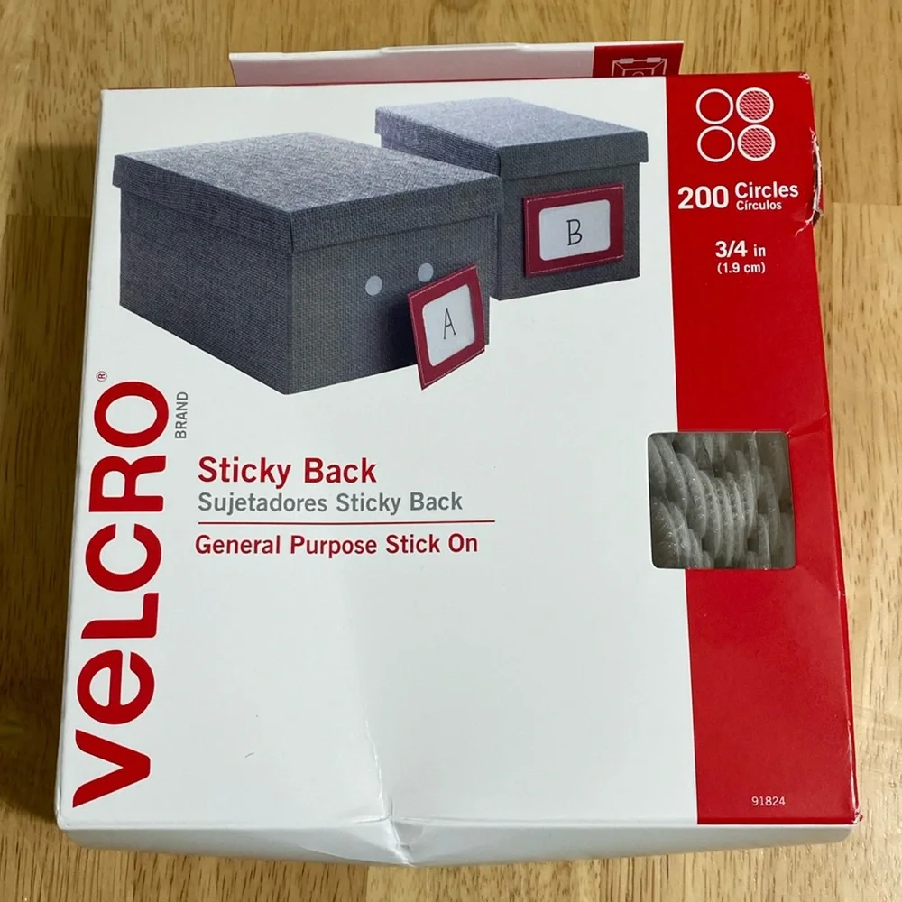 VELCRO Sticky Back General Purpose Stick-on 200 ea x 3/4